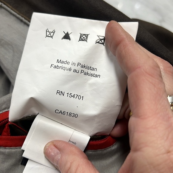 Mauritius Ombre Vegetable Tanned Leather Moto Jacket Size XL - Picture 13 of 16